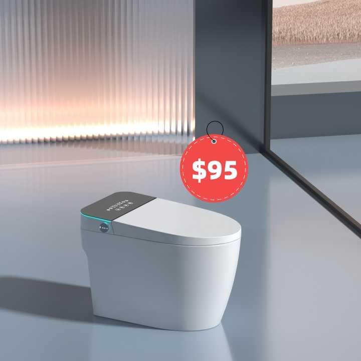 Smart Toilet Bidet Automatic Flushing Heated Seat