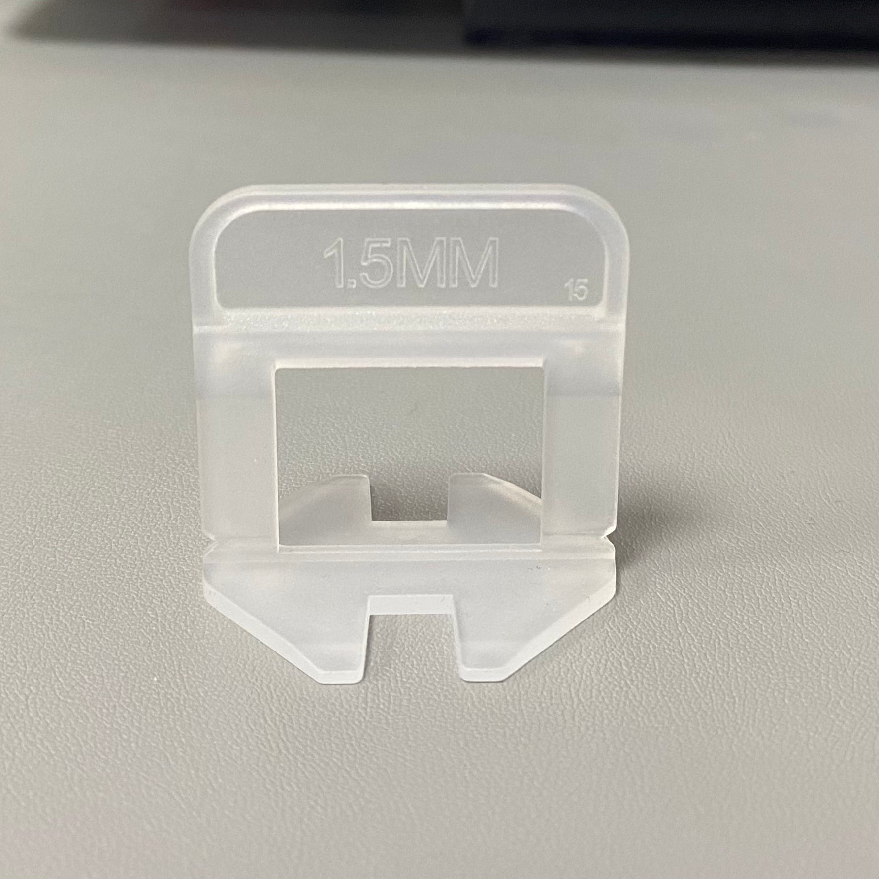 Plastic tile balance wedge and lock 