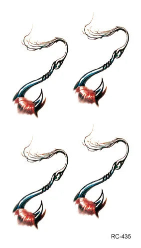 3D Spider Tattoo Scorpion Temporary Tattoo Stickers For Halloween Fake Tatto Body Art Tatuajes Joke Tatouage Temporaire