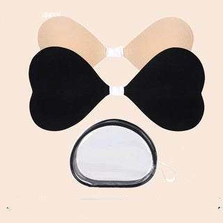 Miếng dán ngực tàng hình silicone nâng ngực gợi cảm chống nước khi bơi hình trái tim, miếng đệm ẩn dùng cho đồ bơi liền thân. - Daisan Mart