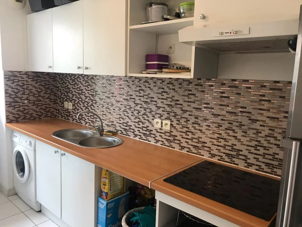 Vividtiles Big Size Self Adhesive Wallpaper Waterproof Kitchen DIY Wall Sticker