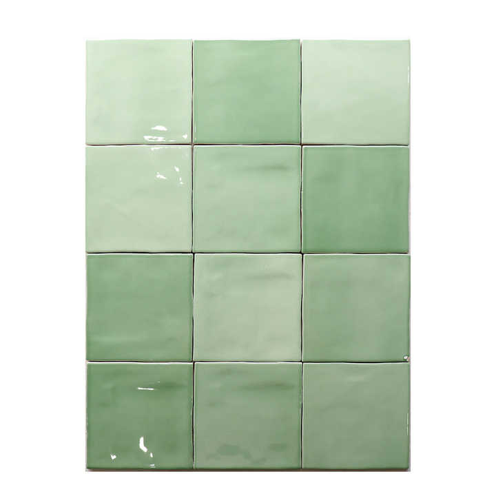 Hotel interior modern classic green ceramic wall, classic border, accent, antibacterial insulation, wall, floor 