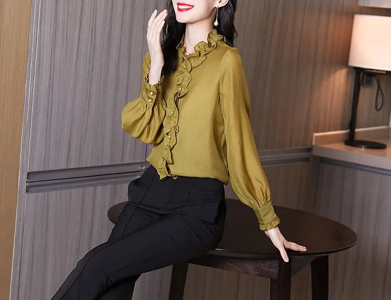 Women's Shirts 2024: Long, Pleated, Elegant