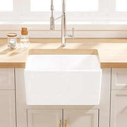 CUPC Large Ceramic Kitchen Sink in Clay Farmhouse Style 