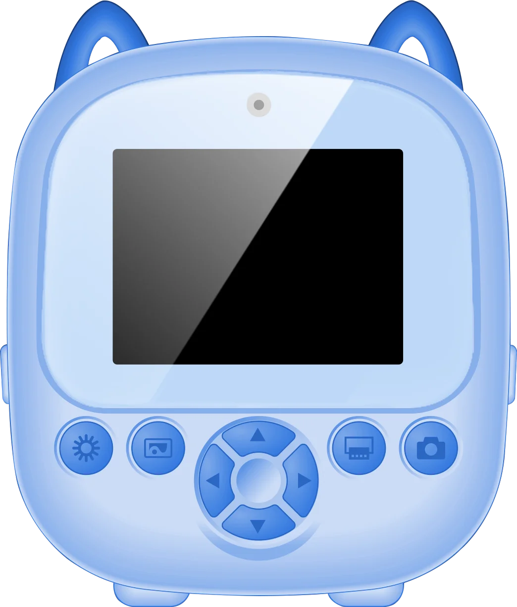 1080p HD Kids Instant Printer Camera with Thermal Paper