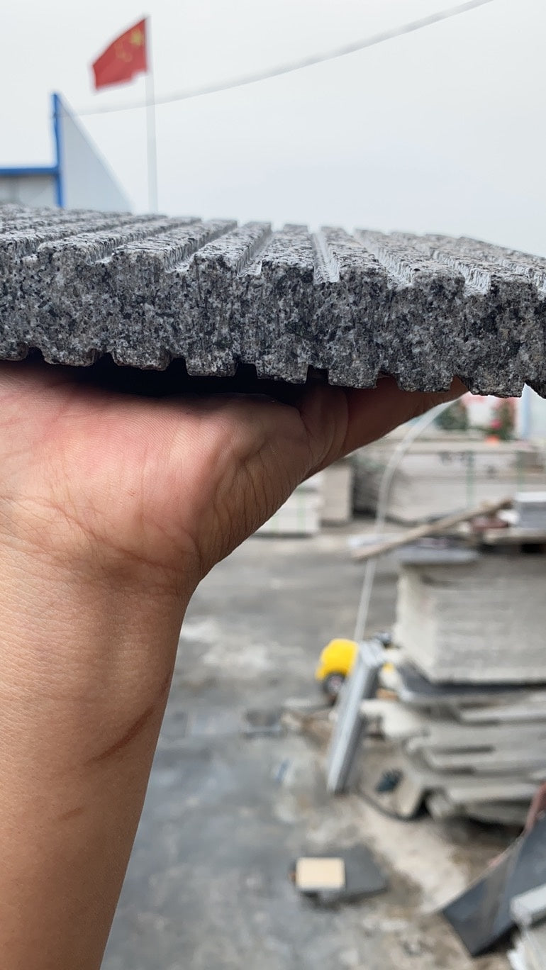 Custom Dark Gray Granite Countertops 