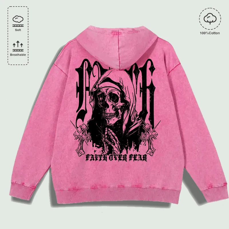 Áo Hoodie Cotton Niềm Tin Vượt Qua Nỗi Sợ Đa Sắc - Daisan Mart
