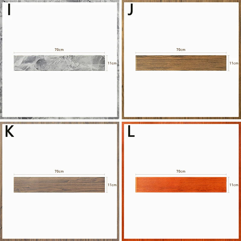 3D Wall Edge Strip Stickers Self Adhesive Waterproof PVC Baseboard Corner Waist Line Sticker Wall Trim Line Skirting Border
