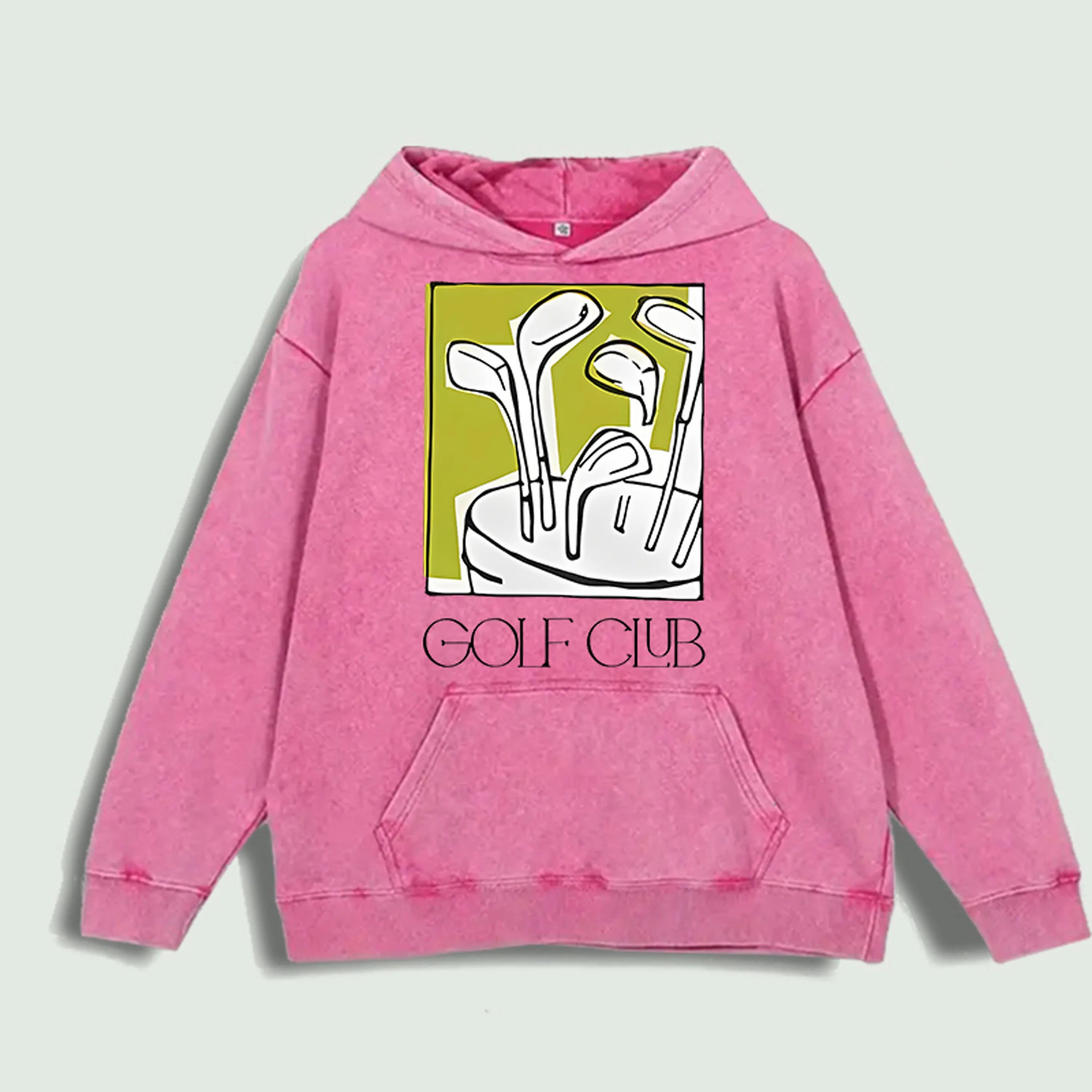 Golf Graphic Hoodie 100% Cotton - 6 Colors - Available in USA