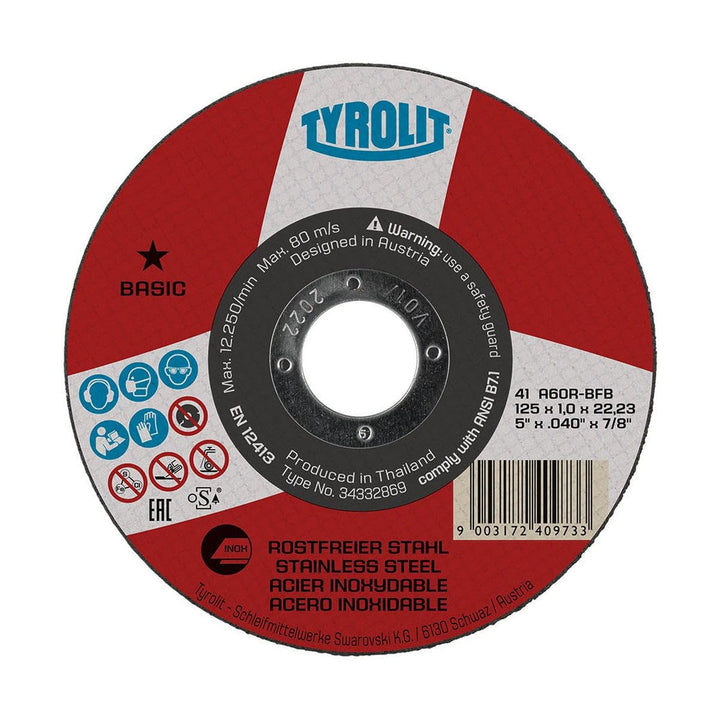 125x12x22mm inch metal cutting disc Abrasive tools