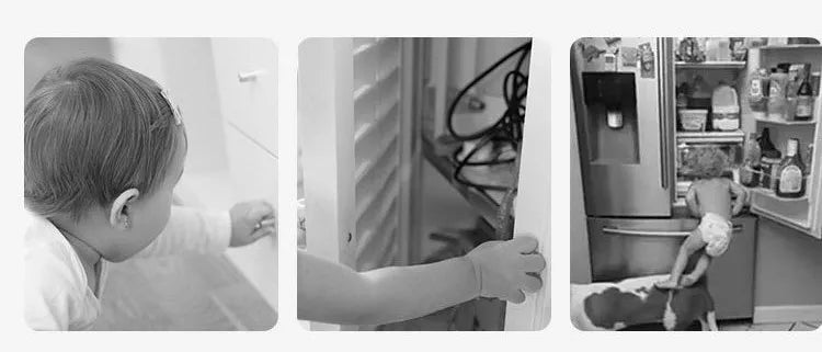 Baby Safety Lock Drawer Home Child Protection Cabinet Door Refrigerator Lock Buckle Anti-pinch Kids Safety Locker - Daisan Mart