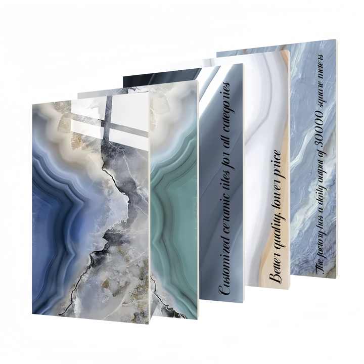 Guangdong Luxury Light Luxury large size stone tiles with various designs for bathroom villa living room shopping mall bar 