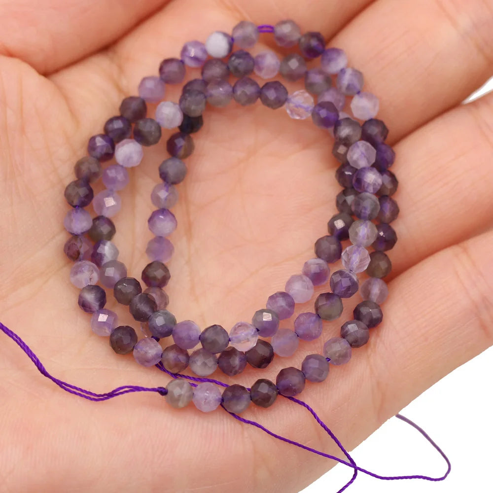 Natural 4mm Rose Quartz Beads Bracelet