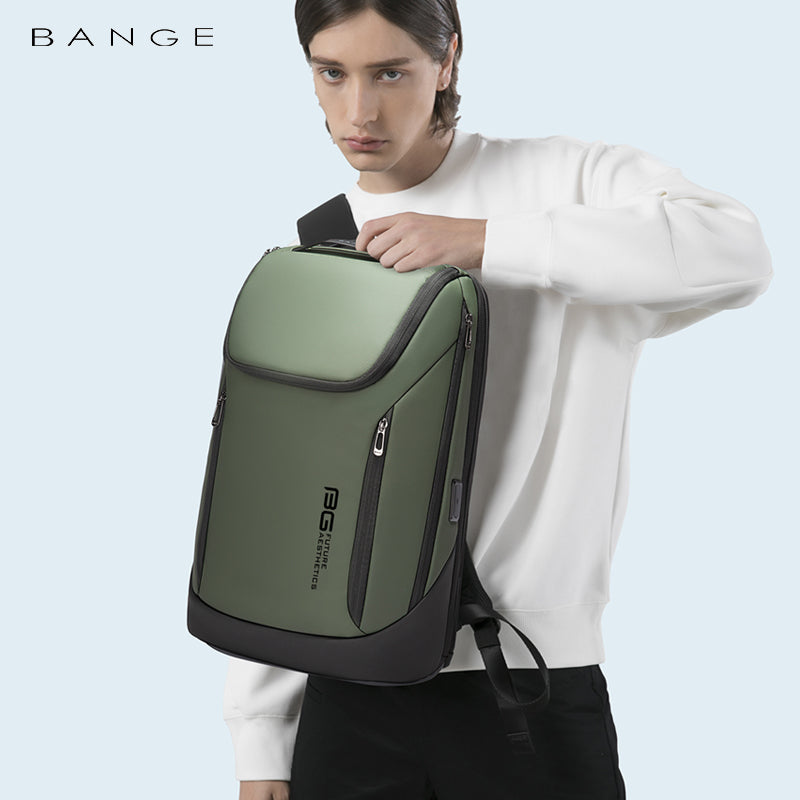Ba lô laptop Bange chống nước du lịch, công sở nam, chất liệu Polyester tích hợp USB, thiết kế màu mới bán chạy, tùy chỉnh sỉ.