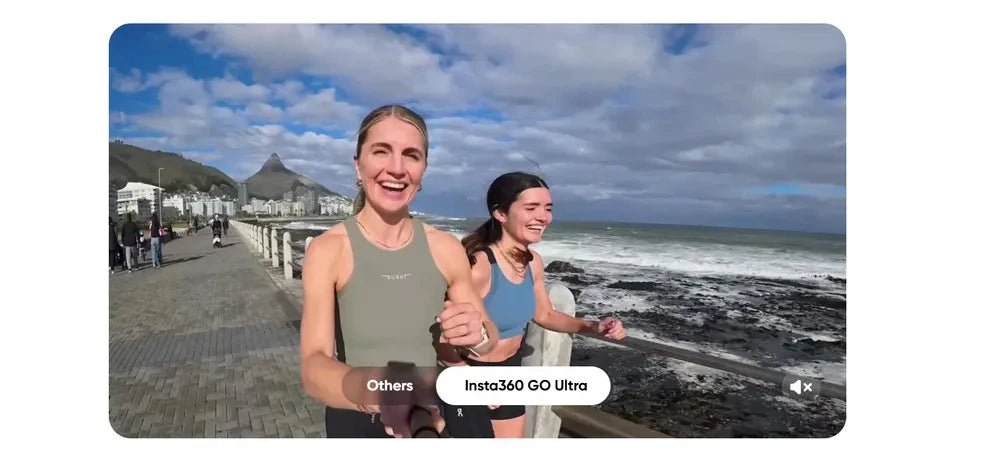 Insta360 GO Ultra 4K Waterproof Mini Camera, 200p Battery