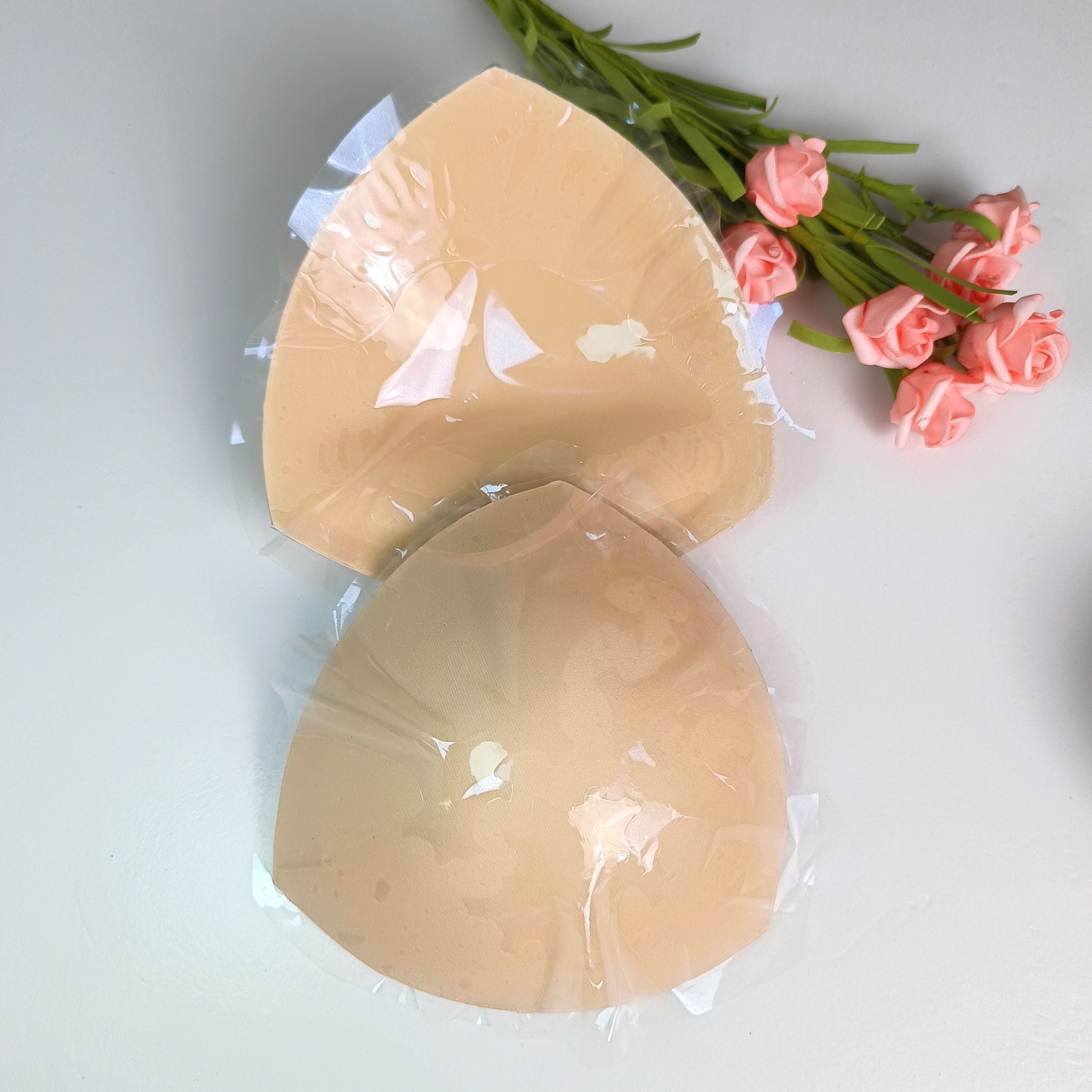 Miếng đệm ngực Latex Silicone hai mặt hình tam giác, đáy dày, mút xốp có keo dính mỏng, phụ kiện nội y - Daisan Mart