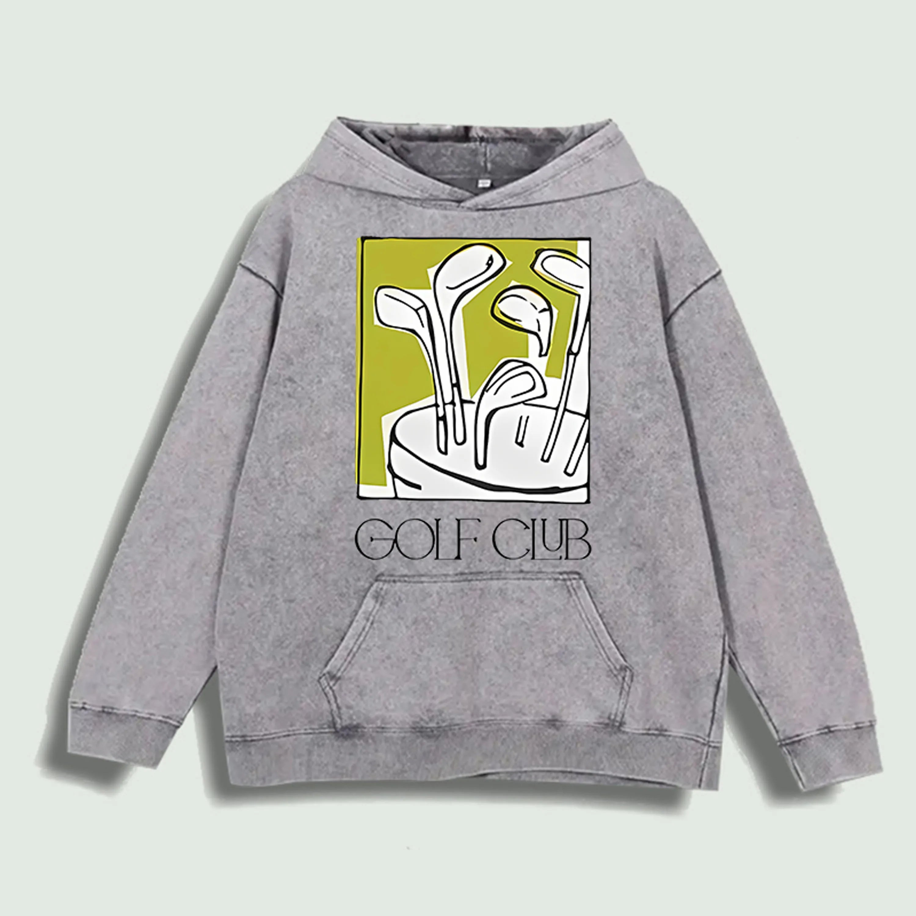 Golf Graphic Hoodie 100% Cotton - 6 Colors - Available in USA