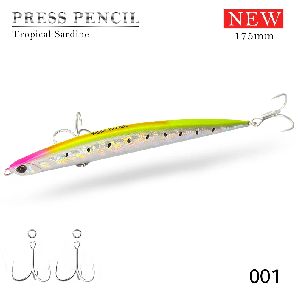 Hunthouse Sea Fishing Lure Sinking 125/175mm 40/50g