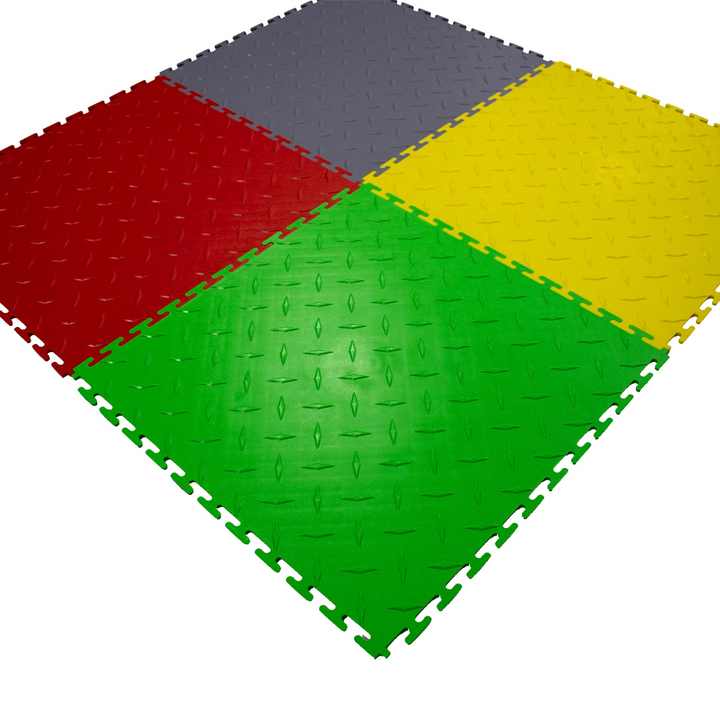 Interlocking floor tiles for garage floor tiles, warehouse floor tiles, factory floor tiles, hot selling PVC, industrial graphic design P04 