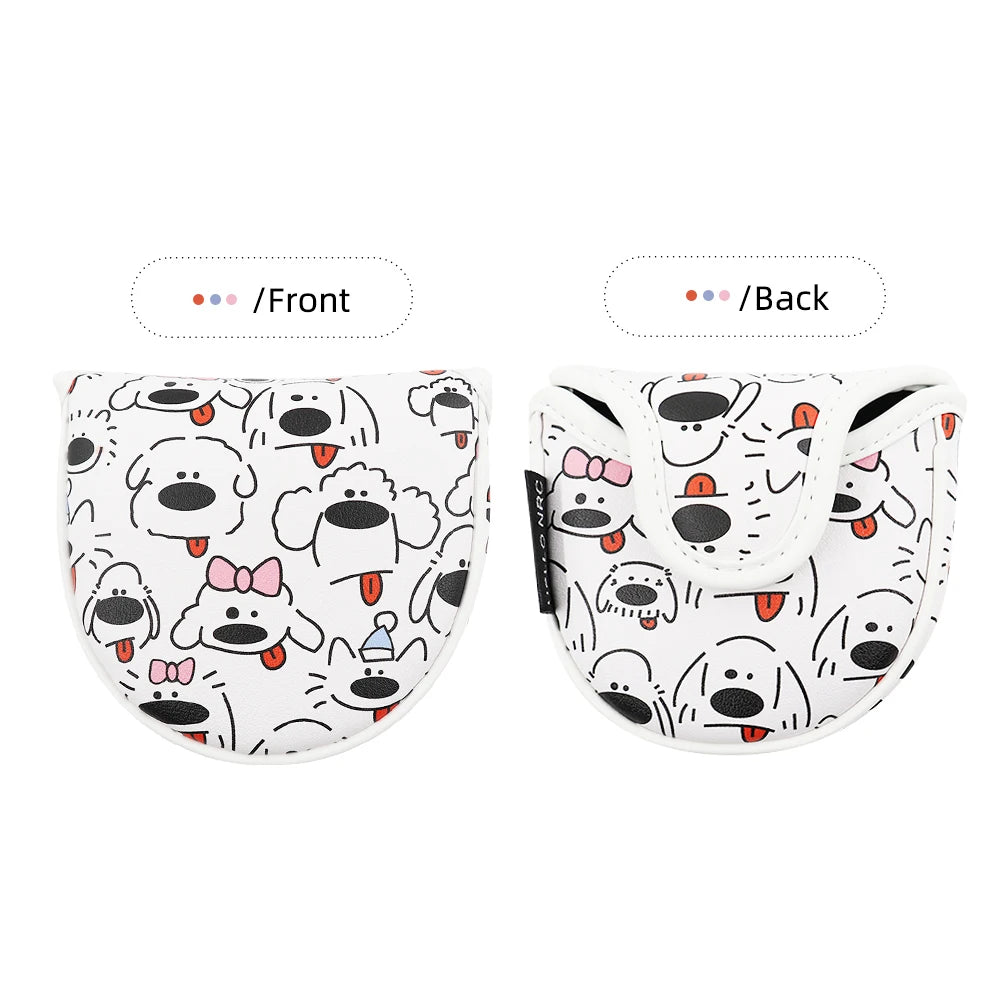 High Quality Magnetic Printed Puppy Golf Club Cover