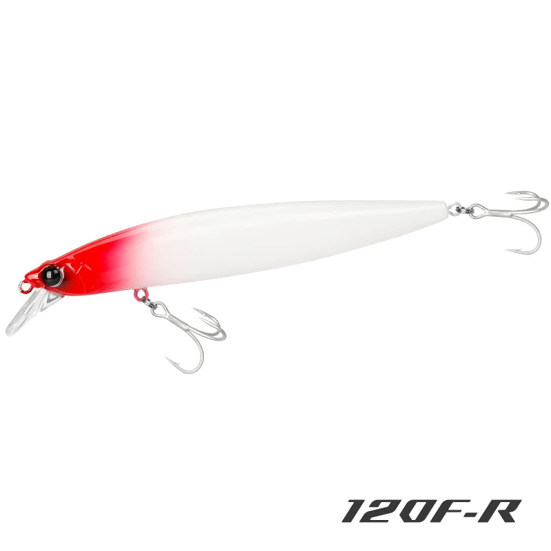 TSURINOYA 120F Ultra-long Casting Floating Minnow Saltwater Fishing Lure STINGER 120mm 19g Range 30-100cm Artificial Hard Baits