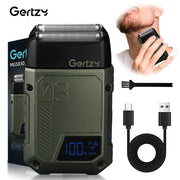 Aluminum USB electric shaver for men convenient travel