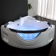 Jakuzzi Acrylic Luxury Glass Massage Bathtub with Hydro Jets Wholesale Price 1 piece MOQ 