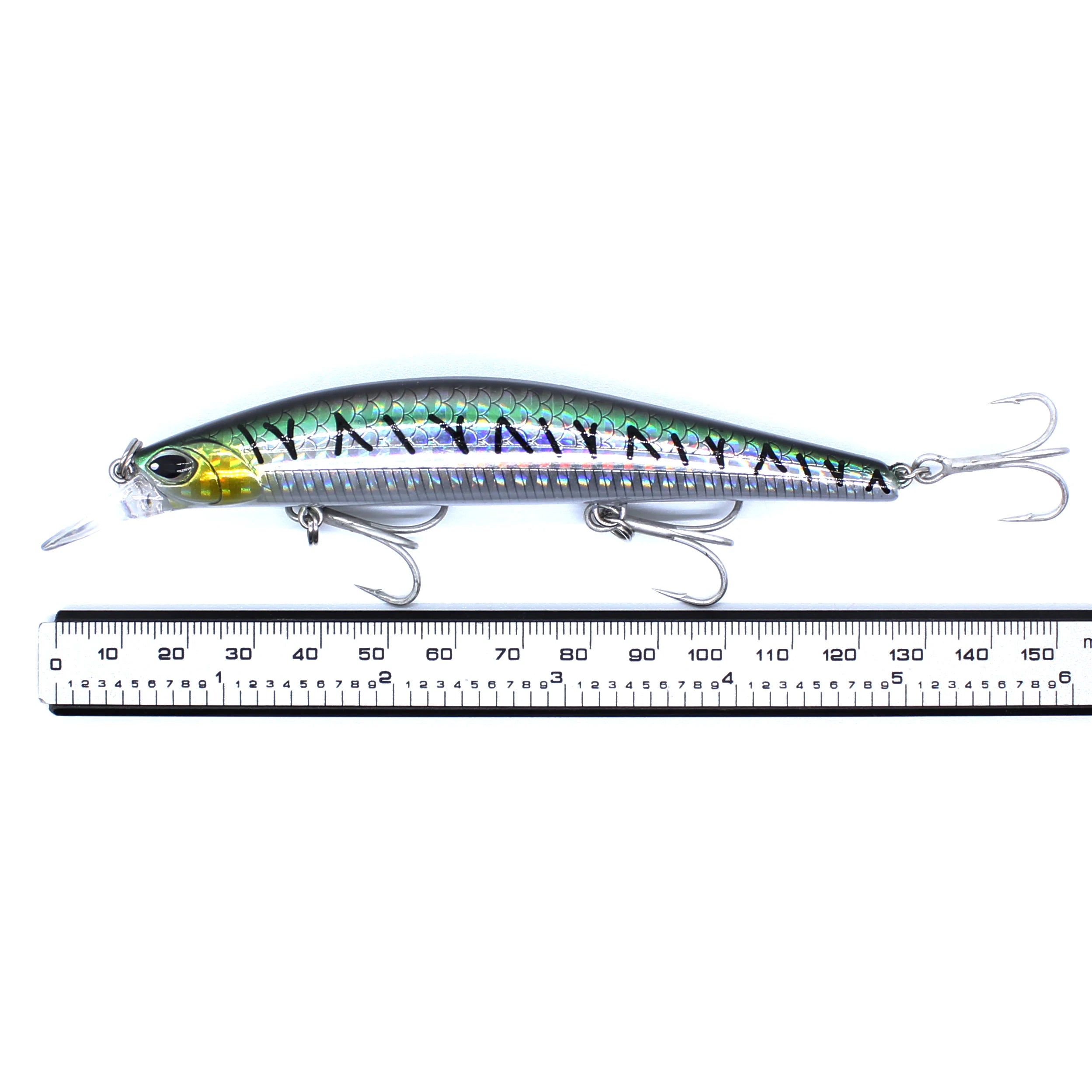 AOCLU-Minnow Jerkbait Wobbler, Deep Hard Bait Lure, Magnet Weight Transfer, Long Easy Distance Cast, 120mm, 20g Diving, 1.8m
