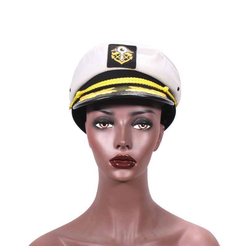Mũ Đa giới tính Chất lượng cao, Tùy chỉnh, Có thể điều chỉnh, Màu Trắng & Xanh Navy, Thêu 3D, Dùng cho các hoạt động Ngoài trời, Thể thao, Công sở, Bãi biển, Tiệc tùng và Cosplay - Daisan Mart