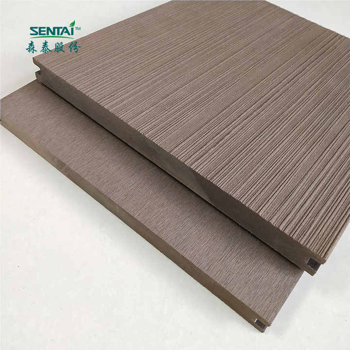 Durable high quality WPC wood plastic composite outdoor flooring 290*22mm anti-slip 06BH 