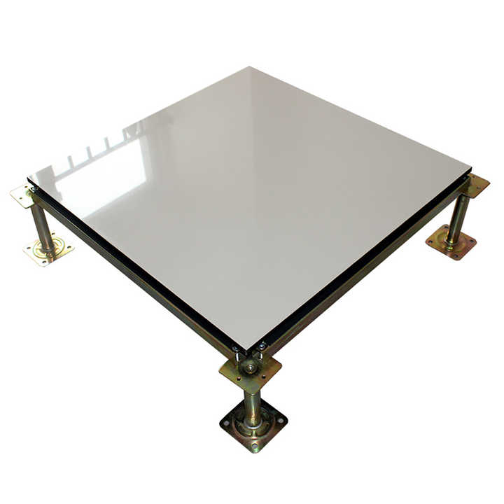 High performance antistatic floor tiles with embedded metal matrix 