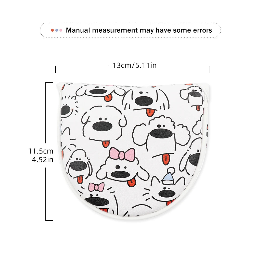 High Quality Magnetic Printed Puppy Golf Club Cover