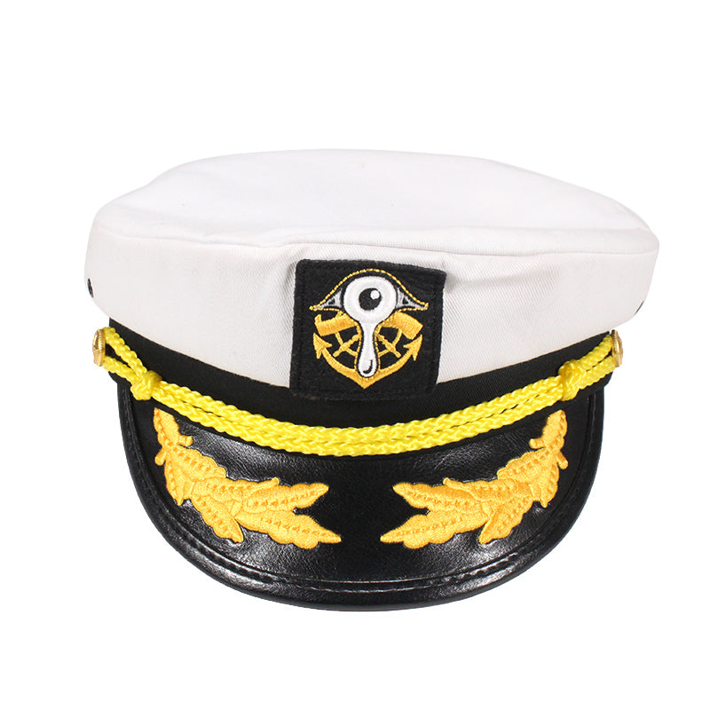 Mũ Đa giới tính Chất lượng cao, Tùy chỉnh, Có thể điều chỉnh, Màu Trắng & Xanh Navy, Thêu 3D, Dùng cho các hoạt động Ngoài trời, Thể thao, Công sở, Bãi biển, Tiệc tùng và Cosplay - Daisan Mart