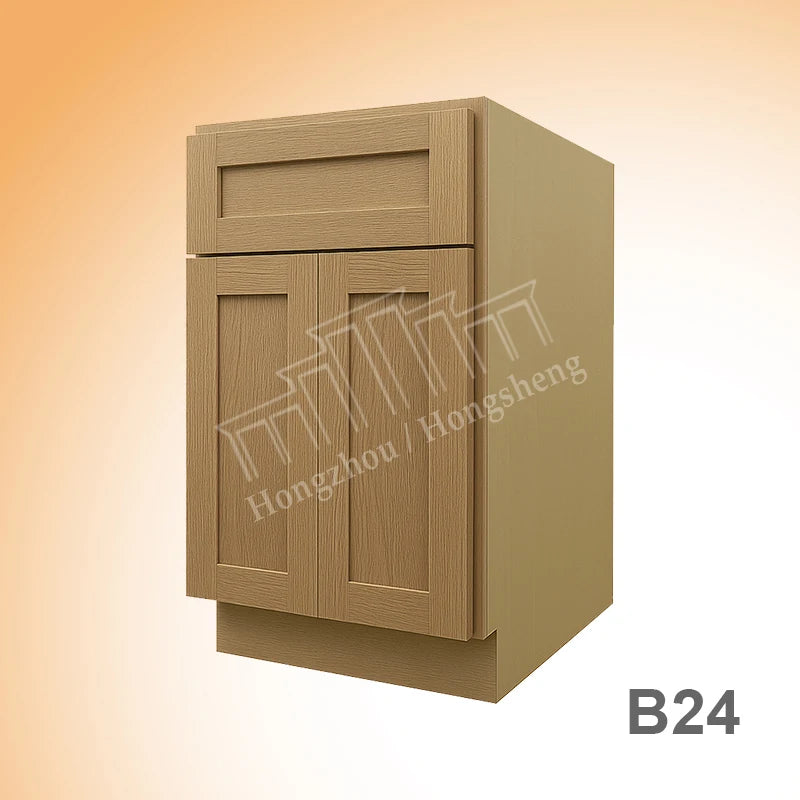 White Oak Kitchen Cabinet B24-B30 Modern Design USA