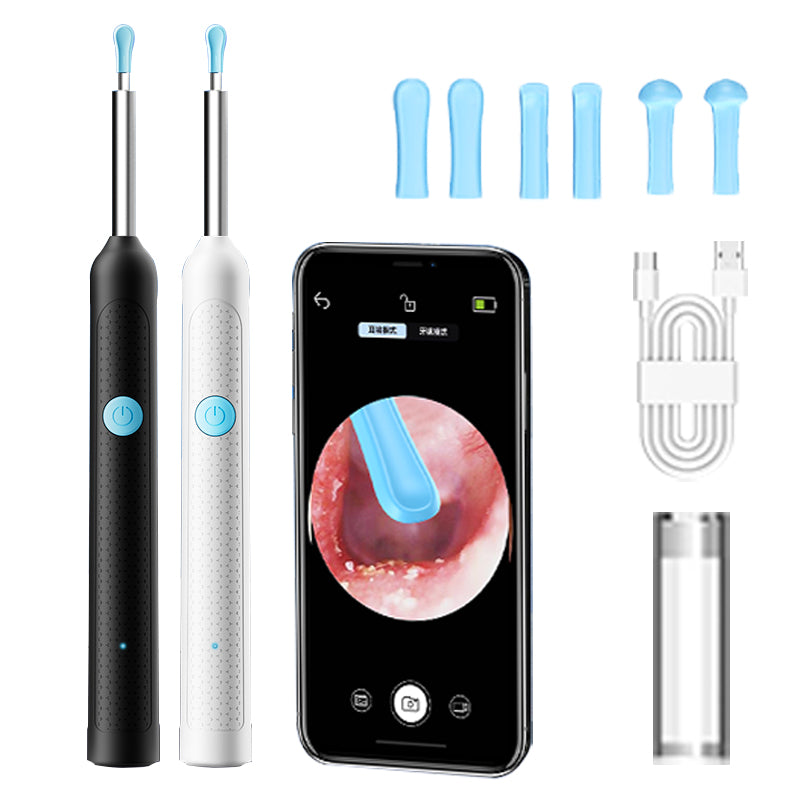 WIFI electric earwax remover, with 9 accessories, camera and IP67 waterproof 