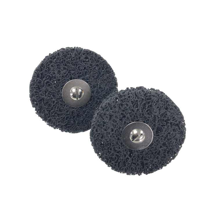 75mm Abrasive Disc with 6mm Shaft Mounted Stripping Wheel Silicon Carbide Stripping Disc Rust and Paint Remover Clean Stripping Wheel 