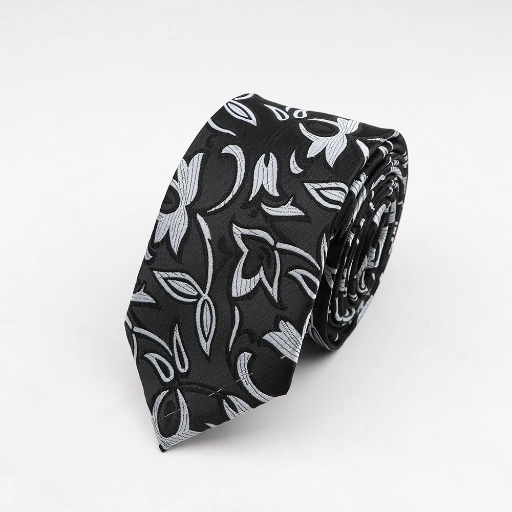 Cà Vạt Nam Công Sở Họa Tiết Thanh Lịch 6cm