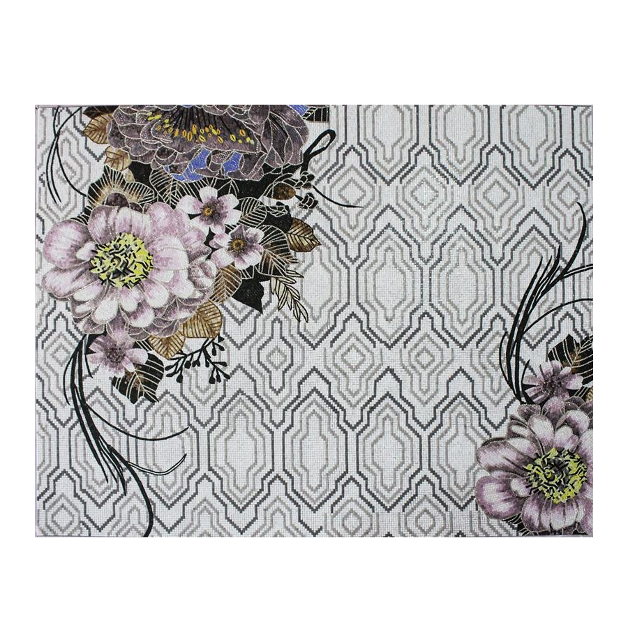 3D handmade flower mosaic decoration 