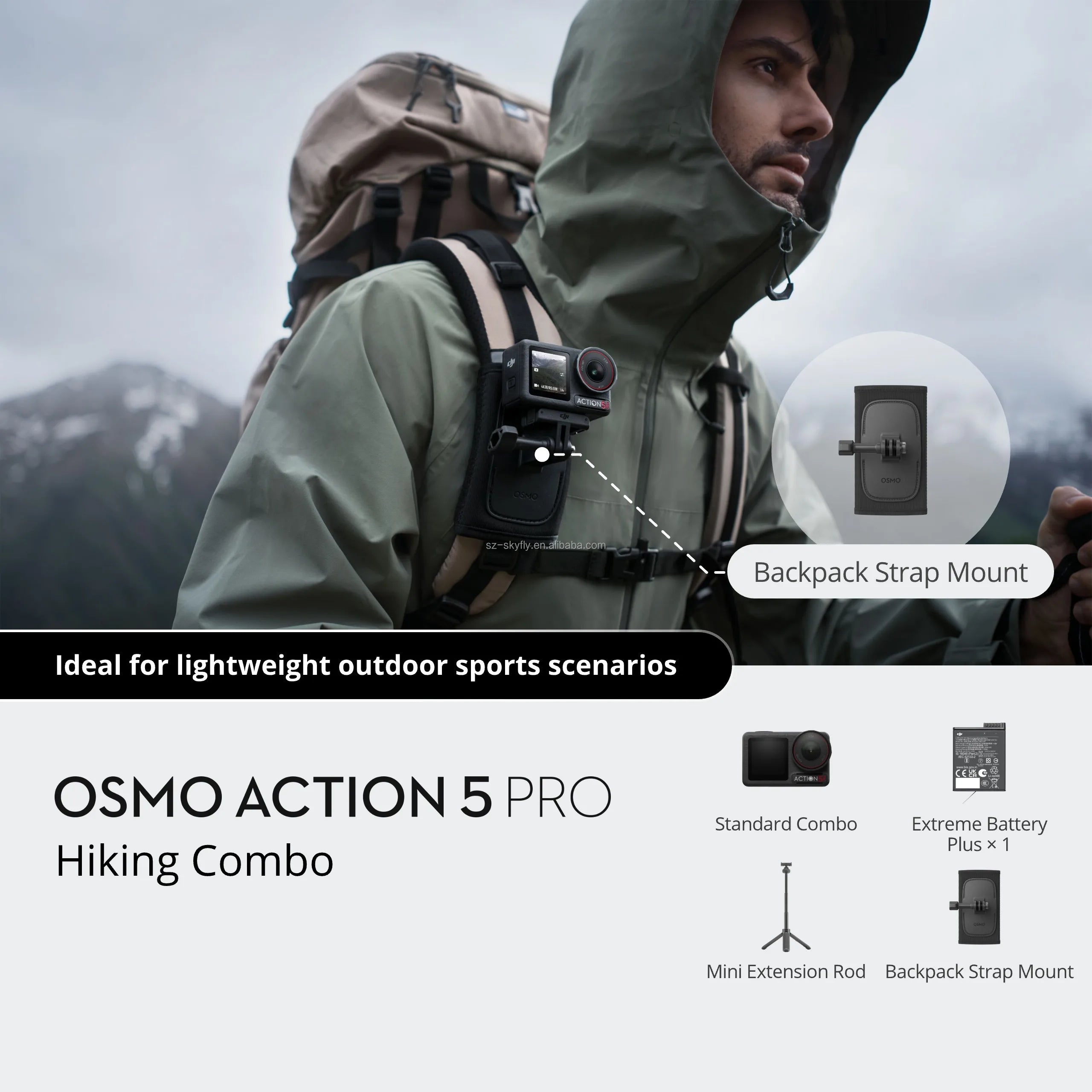 OSMO Action 5 Pro Waterproof 4K Action Camera