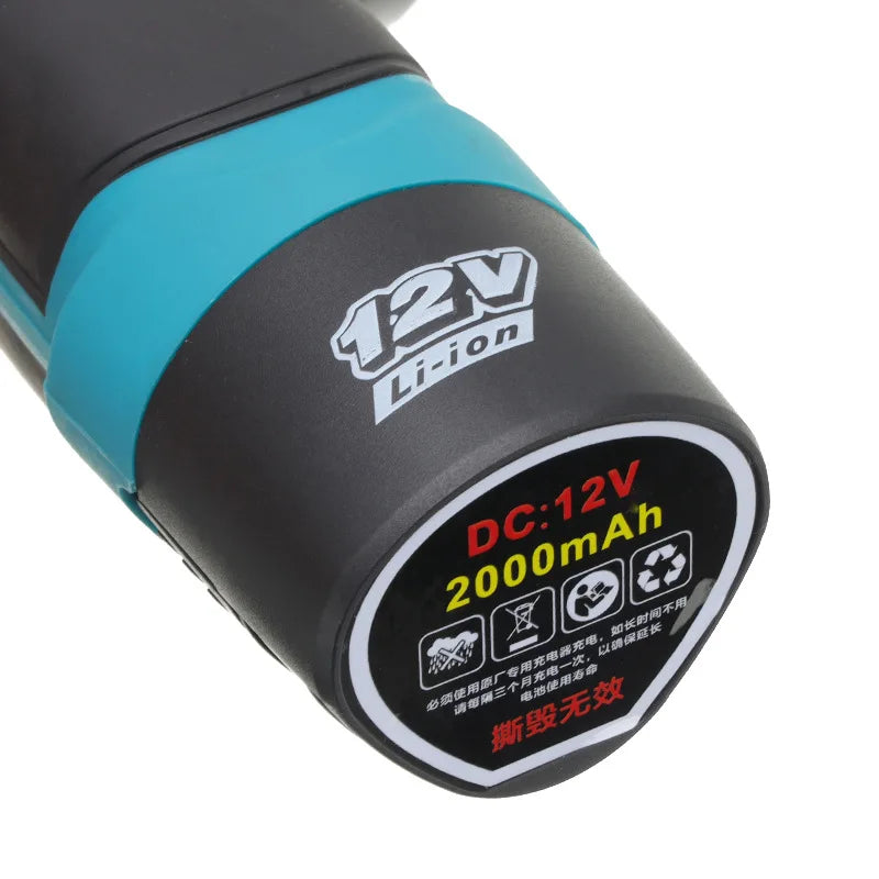 12V Brushless Electric Angle Grinder Electric Grinding Cutter Rechargeable Polishing Machine Cutting Power Tools 2000MAH Battery
