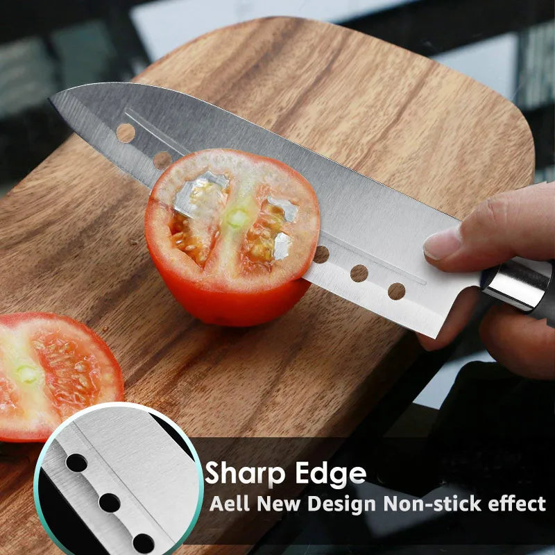 3-Piece Kitchen Knife Set High-Quality 3CR13 Stainless Steel