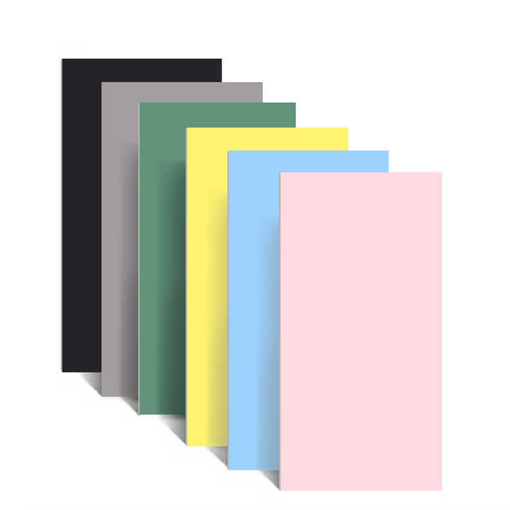 Sotf lightweight ceramic wall tiles, long strip, solid color 10x20 for kitchen, bathroom, restaurant, interior wall 