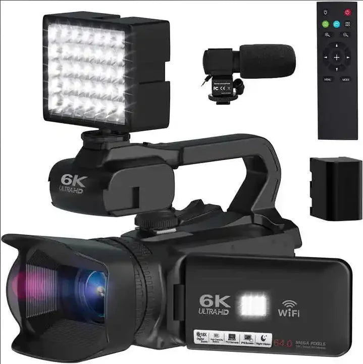 6K 64MP 30X Zoom WIFI Livestream YouTube Camera