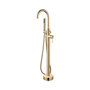 Aquacubic Luxury Gold Hot Cold Shower Faucet Rain Spray