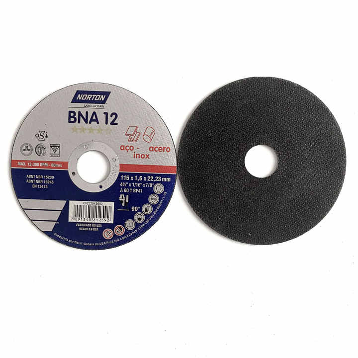 Norton 4.5 inch metal cutting disc EN12413 