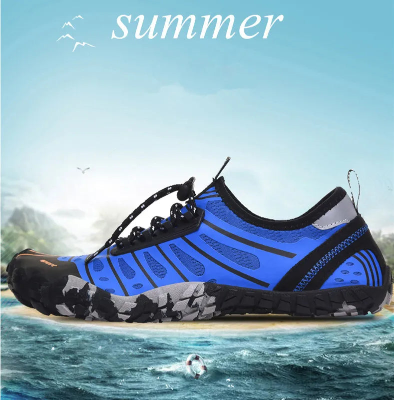 Giày Dã Ngoại Nam Nữ Lưới Thoáng Chống Trơn Trượt