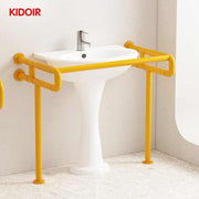 Anti-slip handrail, two-handrail support safety for disabled people, bathroom sink, urinal handrail for disabled elderly 
