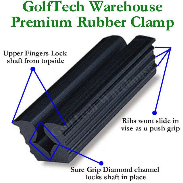 Quality Black Rubber Grips For Golf Clubs and Accessories