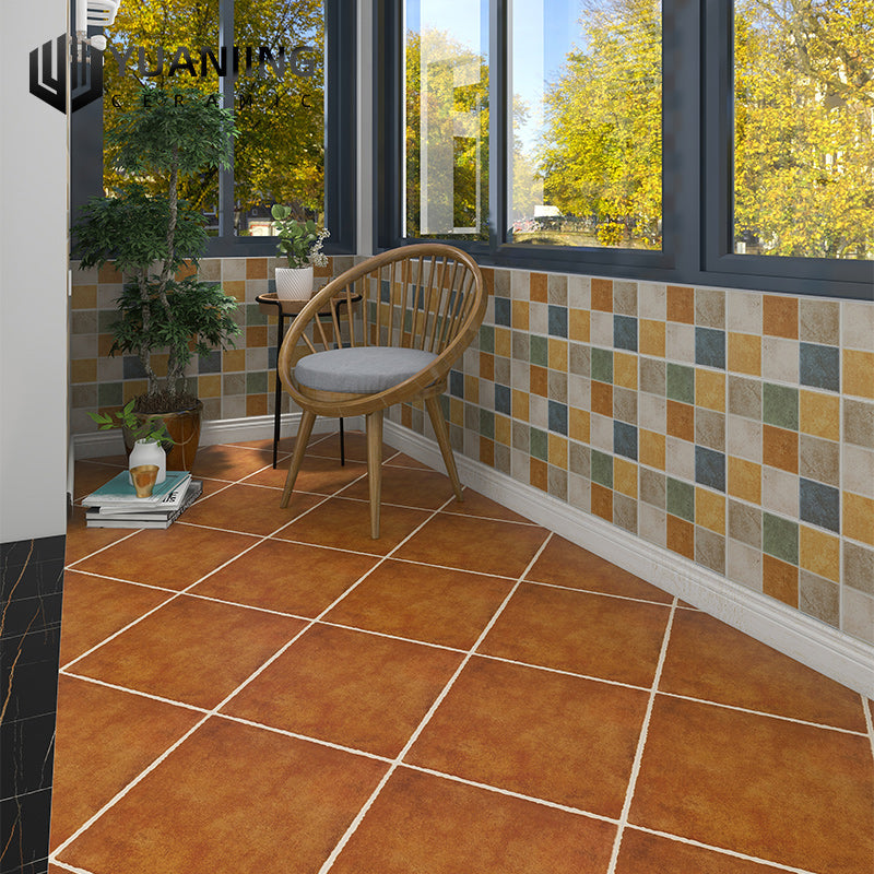 Classic, luxurious, anti-slip ceramic tiles for floors and walls in the garden and kitchen, 400*400mm 