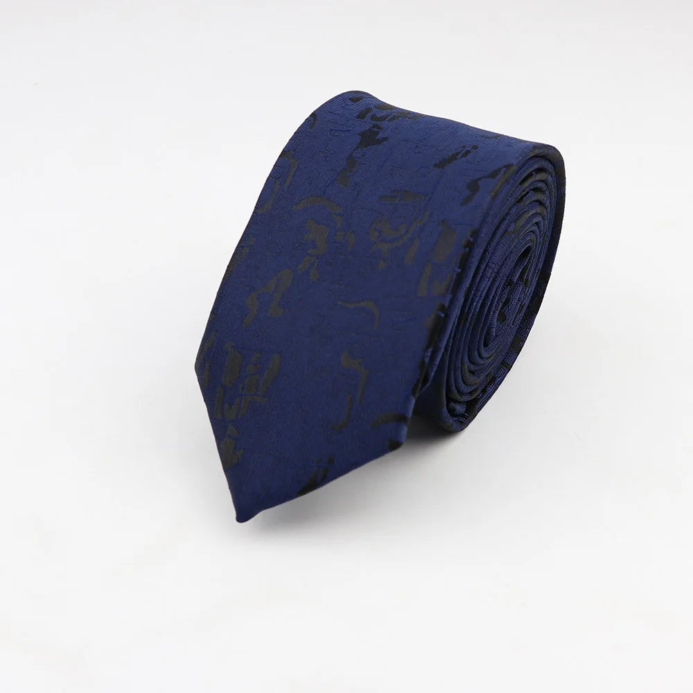 Cà Vạt Nam Công Sở Họa Tiết Thanh Lịch 6cm